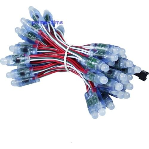 12mm WS2811 Full Color Pixel Module DC5V IP68 Waterproof Point Lights For Advertisement 50pcs/ lot Free Shipping