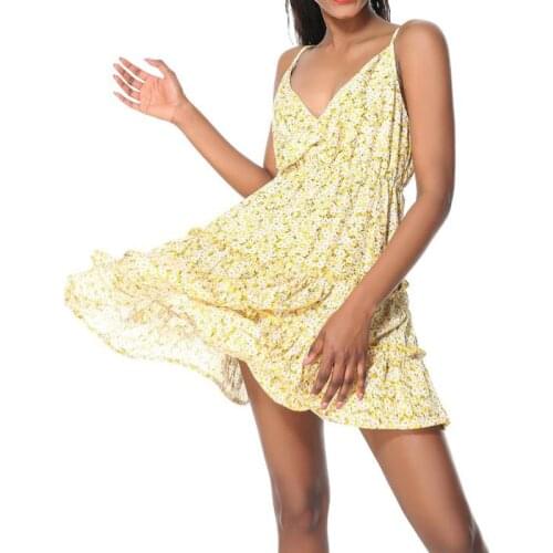 YRRETY Floral Summer Dresses