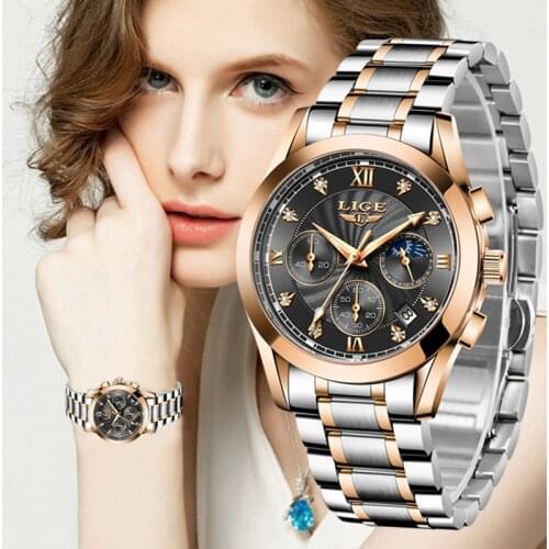 Women Watches Top Brand Luxury 2021 Fashion Diamond Ladies Wristwatches Stainless Steel Silver Mesh Strap Female Quartz Watch