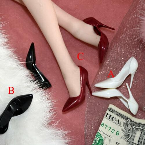 1/6th Female Soldier High Heels Model for 12" Body Figure Doll