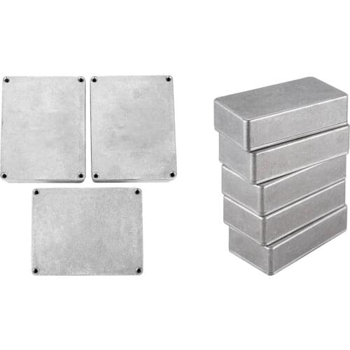 3x 1590BB Aluminum Metal Stomp Box Case Enclosure Guitar Effect Pedal & 5 Pcs 1590B