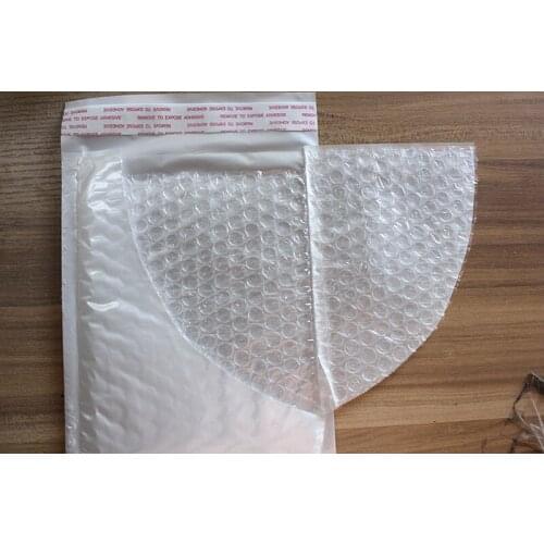 50pcs/lot 11*15cm Shock shrink packaging bubble film film bubble envelopes bag white international express small bags 11x15cm