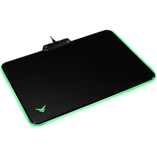 AmazonBasics Hard Gaming Mouse Pad with LED Lighting Effects