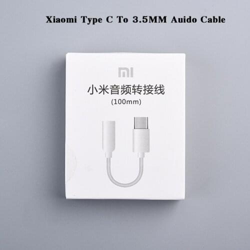 Xiaomi Audio Cable USB Type C To 3.5MM Jack Aux Adapter Earphone Line For Mi 6 8 9 Lite 10 11 Pro Mix 3 2S 2 Headphone Converter