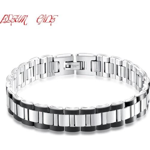Stainless Steel Bracelet Biker Bicycle Motorcycle Chain Men Bracelets & Bangles Fashion Jewelry