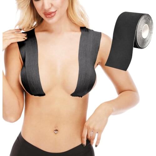 Sexy Push Up Big Breast Comfort Bra Body Invisible Nipple Cover Seamless Breast Lift Up Boob Tape Strapless Silicone Sticky Bra