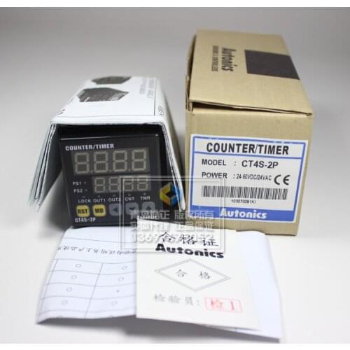 Autonics chronograph counter CT4S-2P2 (old model CT4S-2P) 2 paragraph presets Original authentic
