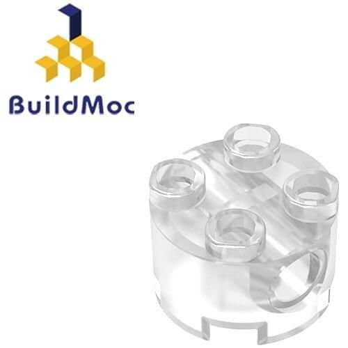 BuildMOC Compatible Assembles Particles 17485 2x2 For Building Blocks Parts DIY LOGO Educational Cr