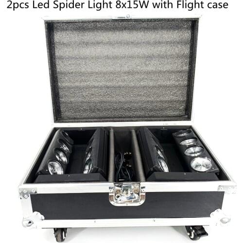 Moving Head Led Spider Light 8x15W 4in1 RGBW Led Party Light DJ Lighting Beam Moving Head DMX DJ Light