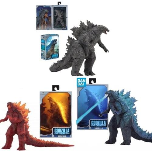 Bandai Godzillas 2019 Movie Nuclear Power Injection Energy Version King of The Monsters Shm Burning Dinosaurs Monster Model Toy