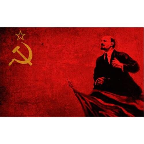 90x150cm Lenin Party Flag