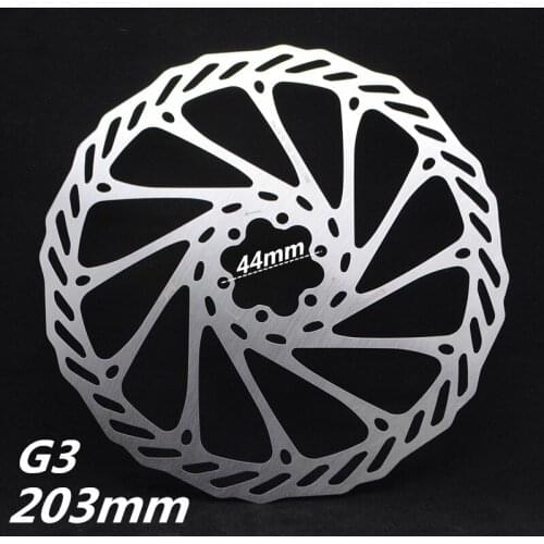 G3 Bike Brake pads MTB Bicycle Hydraulic Disc Brake Rotor 203mm With 6 Bolts