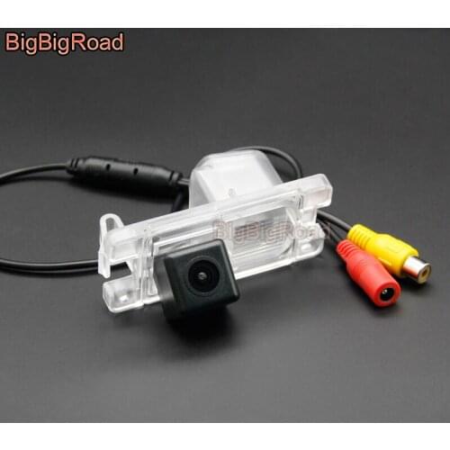 BigBigRoad For Mitsubishi Pajero Pinin TR4 iO America Version L200 Triton 2015 Vehicle Wireless Rear View Camera HD Color Image