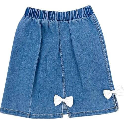 Girls Summer Denim Skirts 6 8 10 12 years 2021 New Kids Girls Clothes