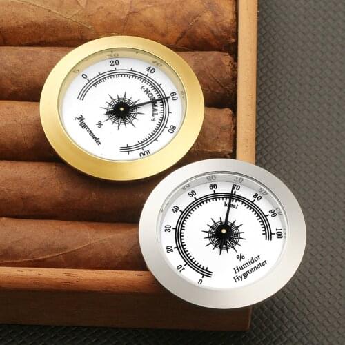 Galiner Mini Cigar Humidor Hygrometer Gauge Accurate Gadgets Cigar Humidity Sensor Pocket Indoor Cigar Hygrometer For Humidor