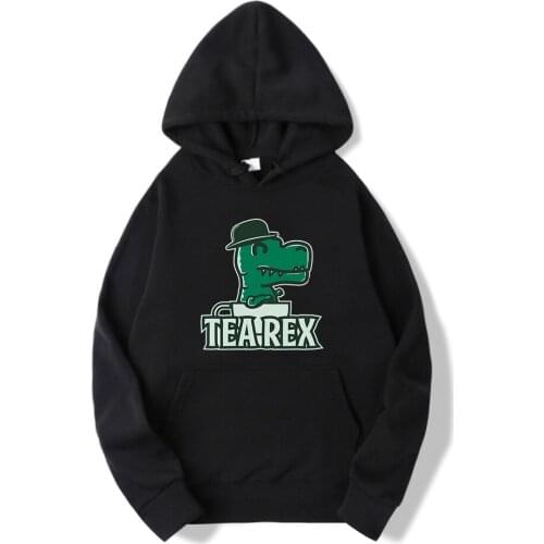 Tea Rex Cartoon Graphic Hoodies Men Comfortable Soft Sweatshirts New 2021 Autumn Fleece Hooded Male Harajuku Casual Streetwear