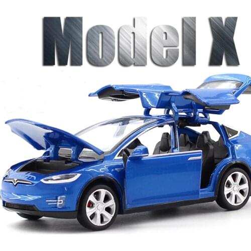 New 1:32 Tesla MODEL Car Model Diecasts & Toy Vehicles Toy Cars Free Shipping Kid Toys for Children Gifts Boy Toy X Alloy Metal