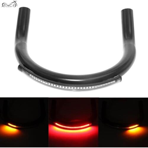 1" Tube Upswept Rear Seat Hoop Tracker End 210mm Frame Loop for Honda Suzuki Kawasaki Yamaha Cafe Racer