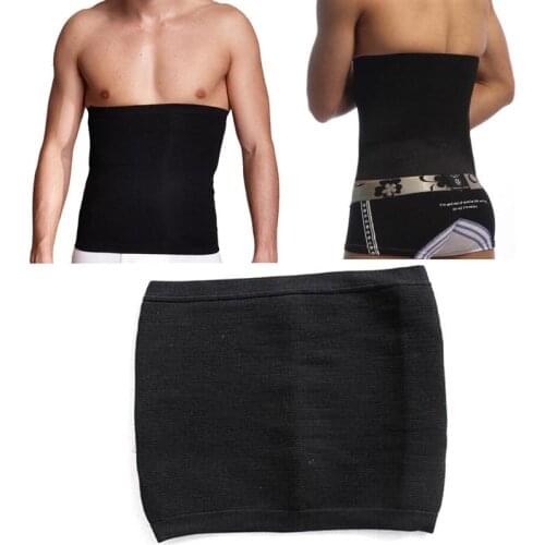Beer Belly Body Shaper Belt MenS Inner Muscle Belt Slimming Belt Men Abdomen Shaper (Black)