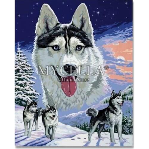Home Decor Full,Diamond Embroidery,Animal Wolf Dog,Diamond Painting,Cross Stitch,Diamond Mosaic,Needlework,Crafts,Christmas,Gift