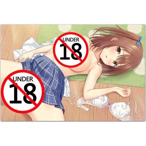 Cute Short Hair Girl Anime Poster and Print Wall Art Canvas Painting Wall Picture For Living Room Decor Home Decoration