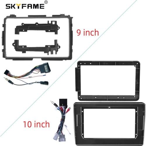 SKYFAME Car Frame Cable Canbus For HONDA VEZEL XRV 2014+ HRV Screen Dask Kit Fascia Frame