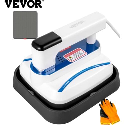 VEVOR 12x10 Inch Mini Double-Tube Heat Press Transfer Ironing Function for T-Shirts DIY Portable Easy Machine with Touch Screen
