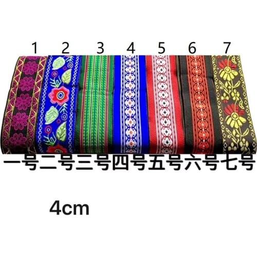 4cm ethnic style folk style nation style jacquard ribbon,jacquard webbing,garment ribbon,shoes ribbon,bag ribbon,QC0826C
