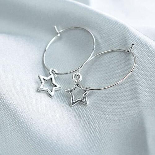 Bing Tu Blue Red Crystal Water Drop Earrings For Women Geometric Triangle Square Leaf Heart Earring Female Jewelry Accessories