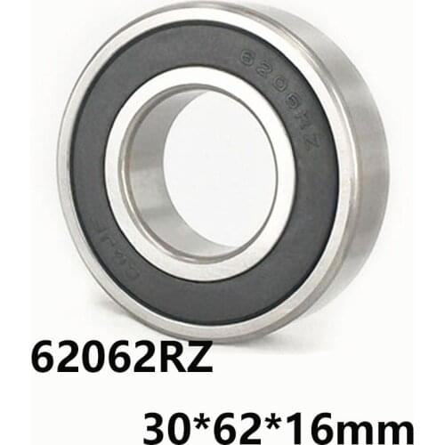 1pcs/lot 6206-2RZ High-speed Precision Motor Bearings 6206-2RZ 30*62*16mm 30*62*16 High Speed Low Noise Bezring Steel