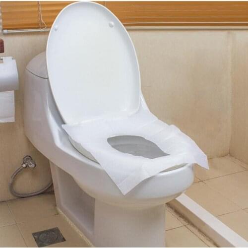 10PC High Practical Safe Disposable Paper Toilet Seat Covers Pocket Waterproof Toilet Paper Pads Camping Travel Outdoor