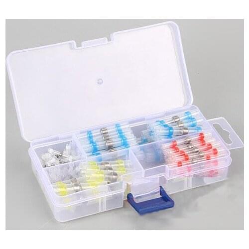 150/200/300PCS Wire Connectors Kit Heat Shrink Terminals Waterproof Electrical Wire Insulated Butt Solder Sleeve