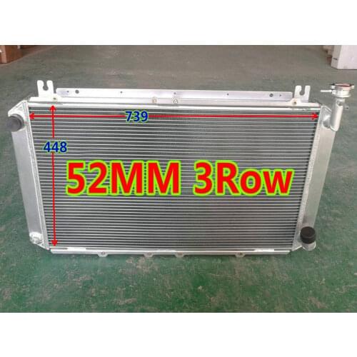 3ROW Aluminum Racing Radiator for FORD Maverick DA Nissan Patrol Safari GQ Y60 4.2L TB42S TB42E I6 PETROL MT 1987-1998 89 90
