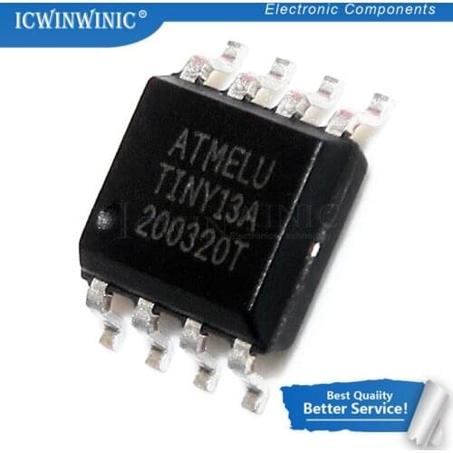 5PCS ATTINY13A-SSU SOP8 ATTINY13A SOP TINY13A SOP-8 13A-SSU SMD new and original IC