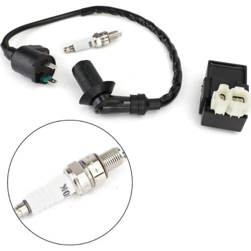 Areyourshop For Honda ATC 200 CH250 GB500 XR200 XL600 XL250 TRX350 TRX300 Magneto Racing CDI Ignition Coil Spark Plug 6 Pin
