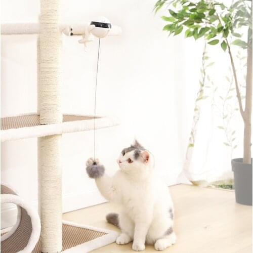 Electric Automatic Lifting Cat Ball Toy Interactive Puzzle Smart Pet Cat Ball Teaser Toys Pet Supply Lifting Balls Electric