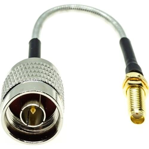 SMA Female Nut Bulkhead to N Type Male Plug RG402 RG-402 Semi Flexible Coaxial Cable 0.141" 50ohm