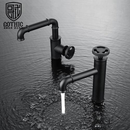 GOTHIC Black Bath Faucets