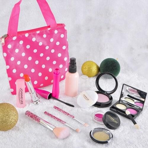 Girl Makeup Toy Children Pretend To Play House Lipstick Nail Polish Cosmetic Toy Set Girl Dress Up Educational Toy Birthday Gift