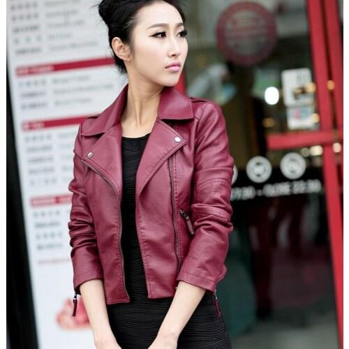 Jocoo Jolee Womens Winter Leather Jackets