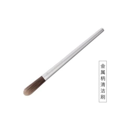 Coffee Grinder Cleaning Brush with Natural Bristles Lanyard Coffee Machine Brush Cleaner Tool for Barista Home Kitchen