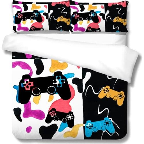 Bedding Set Game Handle Xbox Duvet Cover Sets Queen Boys Girls Home Duvet Cover Soft Fashionable Bed Set Twin Size
