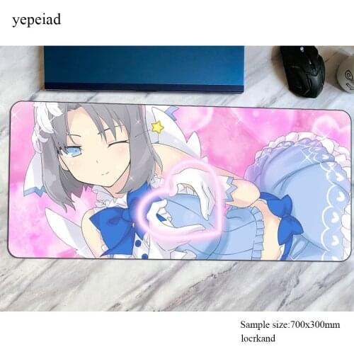 Senran kagura mousepad 900x400mm gaming mouse pad Gorgeous pc computer gamer accessories mat Cartoon laptop desk protector pads