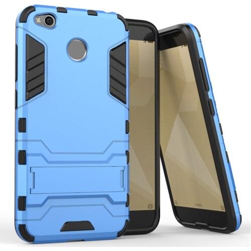 2017 hot sale Phone case for Xiaomi Redmi 4X (5.0") Armor hybrid PC + TPU 2in1 sport case with Kickstand back cover