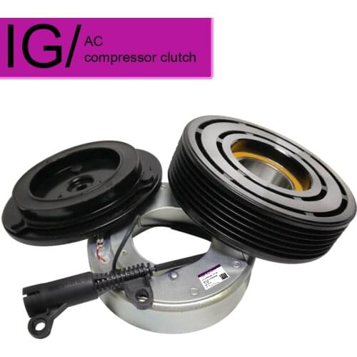 64526908660 64526918751 New CSV613 Air Con AC Compressor Magnetic Clutch Assembly 6pk Pulley For BMW 3 E46 316i 318i 320i