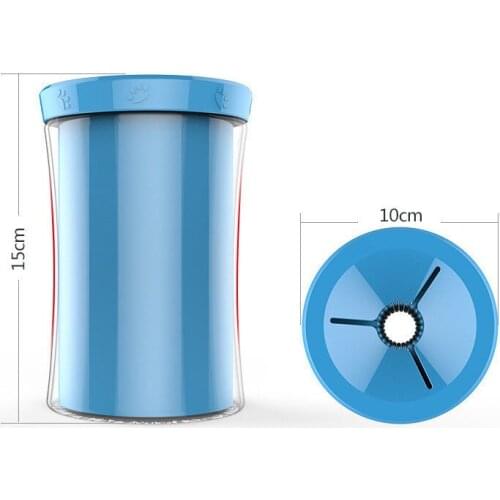 Small Waist Silicone Foot Washer Cup Dog Foot Clean Cup Paw Cleaning Cup Pet Cat Dog Paw Cleaner Cup For Feet Drain Portable