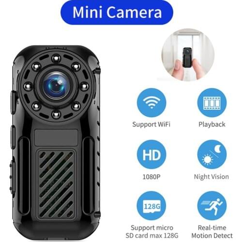 WiFi Mini Camera Remote Portable Wireless HD 1080P Network Monitoring Camera Infrared Night Vision Motion Detection Camcorder