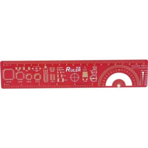 Multifunctional PCB Ruler IC Package Hollow Protractor Triode MOS Tube Symbol Development Electronic Engineer Measuring