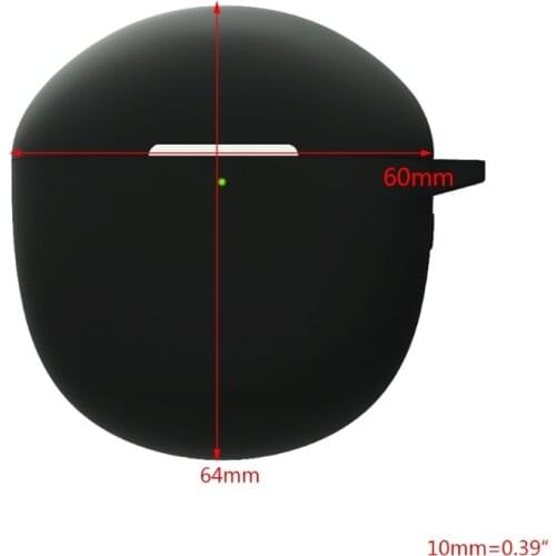 Washable Silicone Protective Cover Shell Anti-fall Earphone Case for realme Buds Air Pro TWS Wireless Bluetooth Earphones 32CB