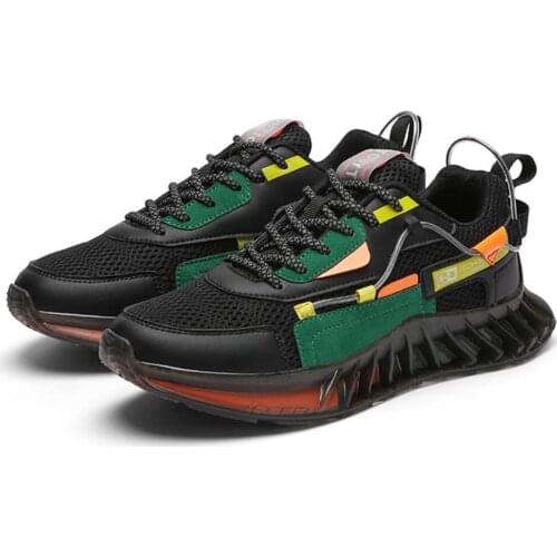 Chunky High-top Mens Sneakers Heighten Fashion Men Casual Shoes Autumn 2020 New Plus Size White Sneakers Damping Tennis Shoes